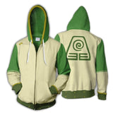 Avatar: The Last Airbender Hoodie 3D Printed Zip Up Polyester Hip Hop Men Hooded Hoodie for Spring Autumn Men Hoody C2159