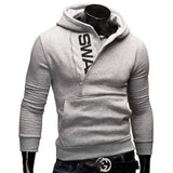 IceLion 2020 Side Zipper Hoodies Men Cotton Sweatshirt Spring Letter Print Sportswear Slim Pullover Tracksuit Hip Hop Streetwear