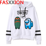 New Video Game Among Us Hoodies Men Impostor Graphic Anime Streetwear Cartoon Sweatshirt Sudadera Hombre Among Us Hip Hop Hoodie