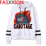 New Video Game Among Us Hoodies Men Impostor Graphic Anime Streetwear Cartoon Sweatshirt Sudadera Hombre Among Us Hip Hop Hoodie