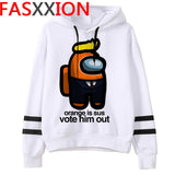 New Video Game Among Us Hoodies Men Impostor Graphic Anime Streetwear Cartoon Sweatshirt Sudadera Hombre Among Us Hip Hop Hoodie