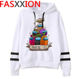 New Video Game Among Us Hoodies Men Impostor Graphic Anime Streetwear Cartoon Sweatshirt Sudadera Hombre Among Us Hip Hop Hoodie