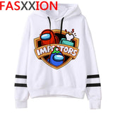 New Video Game Among Us Hoodies Men Impostor Graphic Anime Streetwear Cartoon Sweatshirt Sudadera Hombre Among Us Hip Hop Hoodie