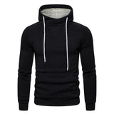 2019 New Autumn Winter Cotton Hoodied Mens Sweatshirts Solid Hoody Fleece Thick Hoodies Men Sportswear Zipper Sweatshirts Men