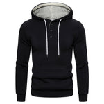 2019 New Autumn Winter Cotton Hoodied Mens Sweatshirts Solid Hoody Fleece Thick Hoodies Men Sportswear Zipper Sweatshirts Men