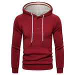 2019 New Autumn Winter Cotton Hoodied Mens Sweatshirts Solid Hoody Fleece Thick Hoodies Men Sportswear Zipper Sweatshirts Men